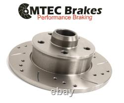 Volkswagen Golf Mk3 92-99 2.0 GTI Rear Drilled and Grooved Brake Discs Without Bearings