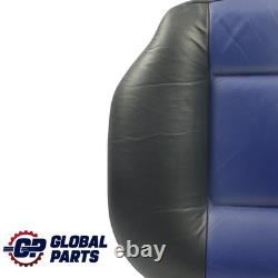 Volkswagen Golf Mk4 GTI Right Rear Seat Base Cover Black/Blue Leather