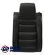 Volkswagen Golf Mk6 Gti Gtd R Left Rear Seat Backrest Cover Black Leather