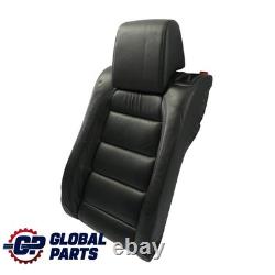 Volkswagen Golf Mk6 GTI GTD R Left Rear Seat Backrest Cover Black Leather