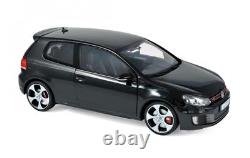 Volkswagen VW Golf 6 GTI Model Reduced by Norev in 1:18 Black New 188502