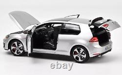 Volkswagen VW Golf 7 GTI Norev Diecast Car Model in 1:18 Scale Silver New 188551