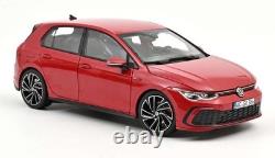 Volkswagen VW Golf 8 GTI Scale Model Norev 1:18 Tornadorot New 188595