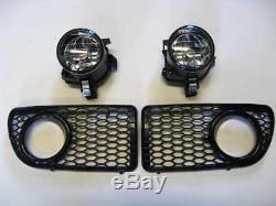 Vw Bora Golf Mk4 R32 Gti Rline Oem Grille & Light Haze Kit &