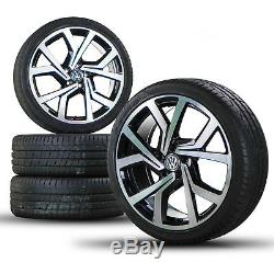 Vw Golf 5 6 7 Gti Gtd 19 Inch Alloy Wheels Rims Summer Tires R Line