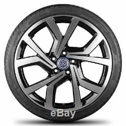 Vw Golf 5 6 7 Gti Gtd 19 Inch Alloy Wheels Rims Summer Tires R Line