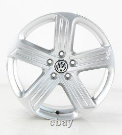 Vw Golf 7 Gti Gtd & R Alloy Wheels Cadiz Silver 18 Inch 5g0601025bk