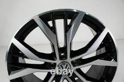 Vw Golf 7 Gti & Gtd Santiago 19 Inch Alloy Wheels Game Of 5g0601025an