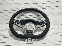 Vw Golf 7 Gti Mk7 Original Leather Multifunction Steering Wheel With Red Stitching 5g0419091 Dsg