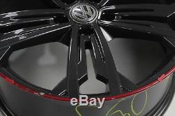 Vw Golf 7 R-line Gti Gtd Alloy Wheels 18 Inches Seville Set Of 5g0601025dr
