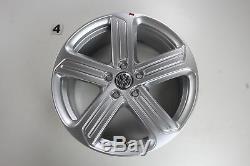 Vw Golf 7 R-line Gti Gtd Alloy Wheels Set Of 18 Inches Cadix 5g0601025bk