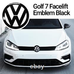 Vw Golf 7 VII Facelift Front Emblem Black White Sign Before Gti Gtd Tcr Acc