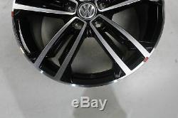 Vw Golf Gti 7 R-line Alloy Gtd Seville 18 Inch Rim Einzelfelge 5g0601025cm