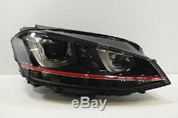 Vw Golf Gti Lhd 7 Mk7 Bi Xenon Headlight Set Dynamic Route Light Led Lamp Day