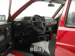 Vw Golf II Gti 1990 Red Norev 188438 1/18 Volkswagen Mkii Rosso Red Rot