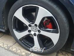 Vw Golf Mk7 Gti 1x 18 Original Austin Black Brown Alloy Wheel S147dc