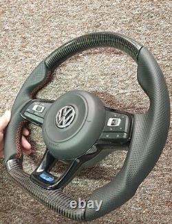 Vw Golf Mk7 Gti R Custom Carbon Fiber Steering Wheel