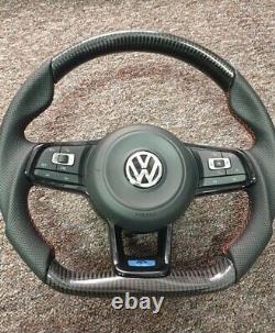 Vw Golf Mk7 Gti R Custom Carbon Fiber Steering Wheel