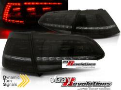 Vw Golf VII 7 Led Flashing Tail Chaser Dynamic In Smoke Gti R