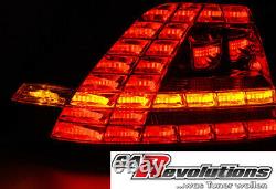 Vw Golf VII 7 Led Flashing Tail Chaser Dynamic In Smoke Gti R