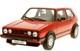 Welly Red Volkswagen Golf I Gti Car 1/18 Wel18039r