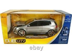 Wow Extremely Rare Volkswagen Golf Mk. 5 Gti Tuning Silver 2007 124 Jada