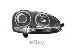 Xenon Look Headlights Volkswagen Golf V 2003-2007 Gti R32 Design Chrome Edition