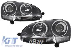 Xenon Look Headlights Volkswagen Golf V 2003-2007 Gti R32 Design Chrome Edition