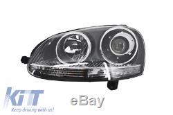 Xenon Look Headlights Volkswagen Golf V 2003-2007 Gti R32 Design Chrome Edition
