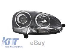 Xenon Look Headlights Volkswagen Golf V 2003-2007 Gti R32 Design Chrome Edition