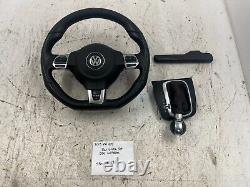 10-14 Volkswagen Gli Golf Gti MK6 OEM Plat Bas Volant Roue Vitesses DSG