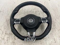 10-14 Volkswagen Gli Golf Gti MK6 OEM Plat Bas Volant Roue Vitesses DSG