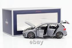 118 Norev Volkswagen VW Golf VIII 8 GTI 2021 Grise 188590 Ouverture Complète