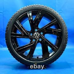 18 pouces VW Golf 8 Bergamo GTI GTD roues d'hiver 5H0601025AE Noir