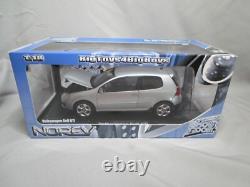 Ar654 Norev 1/18 Vw Volkswagen Golf V Gti 2005 Silver Met 188448 Tres Bon Etat