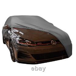 Bâche de protection compatible avec Volkswagen Golf 7 GTI pour intérieur Gris