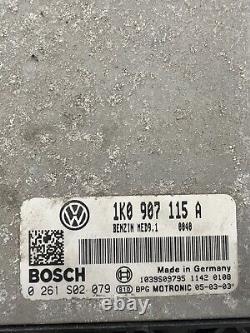 Calculateur Moteur Vw Volkswagen Golf 2.0 Gti Turbo Ref 0261s02079 1k0907115a