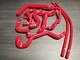 Durites Silicone Renforcée Pour Volkswagen Golf 3 Gti 8s Rouge