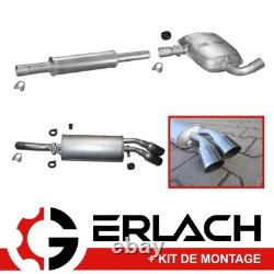Echappement silencieux pour Volkswagen Golf II 1.8 GTI 16V 9102