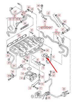 Électrovanne à vide EGR VOLKSWAGEN GOLF MK6 037906283C 2.0GTI