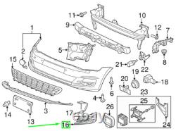Grille de pare-chocs avant gauche VOLKSWAGEN GOLF GTI MK7 5G 5GM853665D9B9