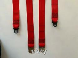 Juego de 5 cinturones de seguridad Rojos Volkswagen Golf MK2 GTI G60 3p seatbelt