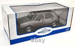 MCG 1/18 Volkswagen Golf GTi Mk2 1984 Dark Metallic Grey Diecast Scale Model Car