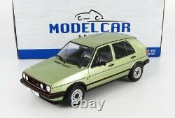 MCG 1/18 Volkswagen Golf Mkii GTI 4-Door 1984 Vert Clair Met MCG18203