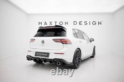 Maxton Diffuseur Arrière Complet V. 2 Volkswagen Golf GTI Mk8 Noir Brillant