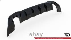Maxton Diffuseur Arrière Complet V. 2 Volkswagen Golf GTI Mk8 Noir Brillant