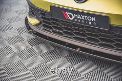Maxton Lame Du Pare-Chocs Avant V. 1 + Ailerons Volkswagen Golf 8 GTI Clubsport