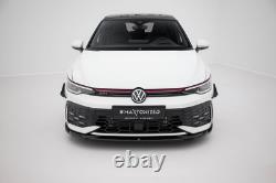 Maxton Lame Du Pare-Chocs Avant V. 4 Volkswagen Golf GTI / GTE / R-Line Mk8 Fac
