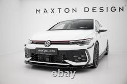 Maxton Lame Du Pare-Chocs Avant V. 4 Volkswagen Golf GTI / GTE / R-Line Mk8 Fac