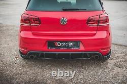 Maxton Sport Durabilité Lame Du Pare Chocs Arriere Volkswagen Golf GTI Mk6 Noi